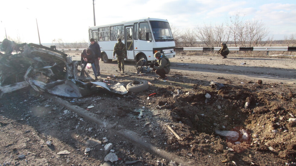 Снаряд разруши руски граничен пост (ВИДЕО)