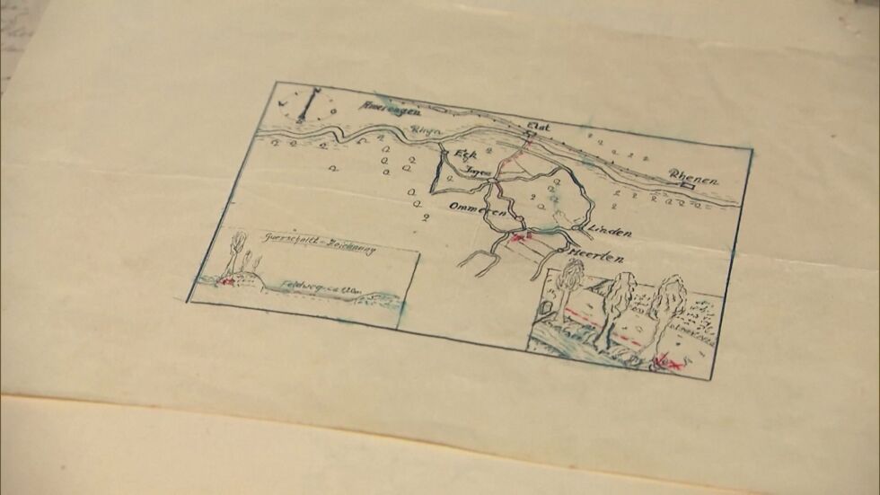 Карта, открита в германски войник преди 70 години, предизвика златна треска