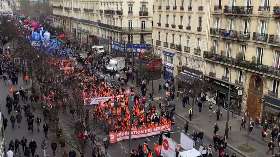 Пети поредна стачка срещу пенсионната реформа във Франция