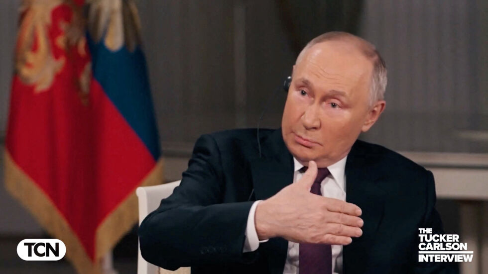 Интервюто на Владимир Путин: Рано или късно ще стигнем до примирие (ВИДЕО)