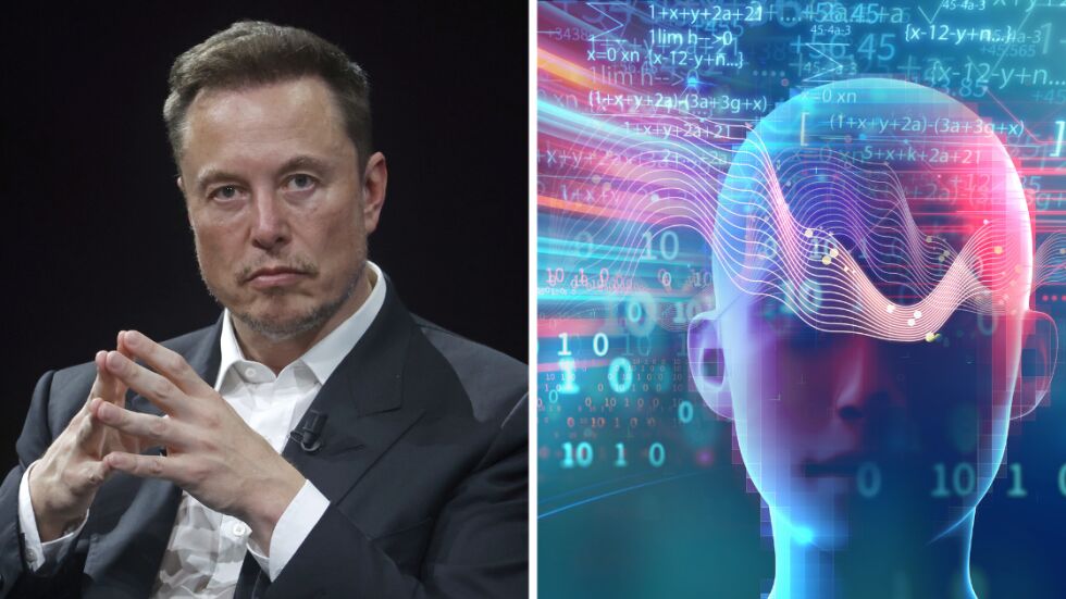 Мъск: През следващата година изкуственият интелект ще бъде по-интелигентен от всеки един човек