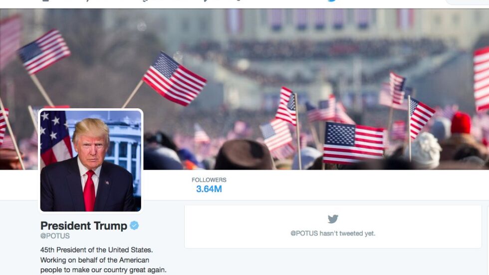 Екипът на Доналд Тръмп сътвори гаф в „Туитър”