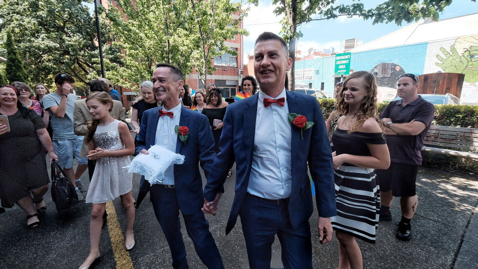 Първите еднополови бракове в Австралия са вече факт