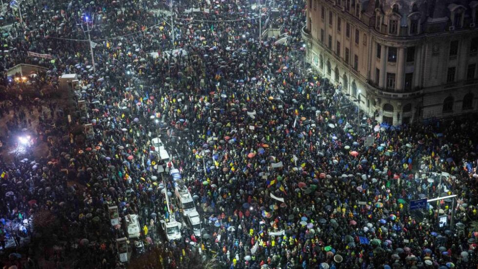 Над 30 хил. души казаха "не" на проект за правосъдна реформа в Румъния (СНИМКИ)
