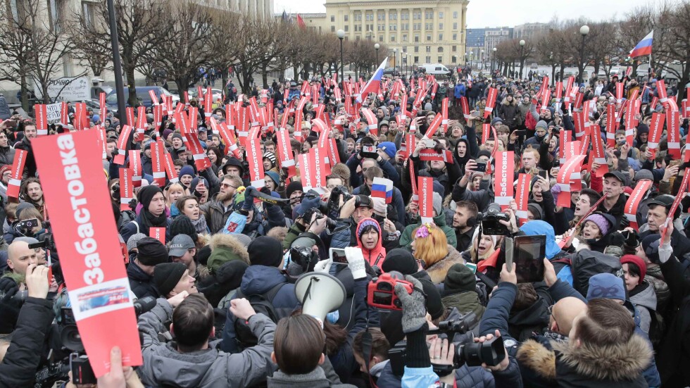 Руската полиция задържа Алексей Навални (ВИДЕО) 