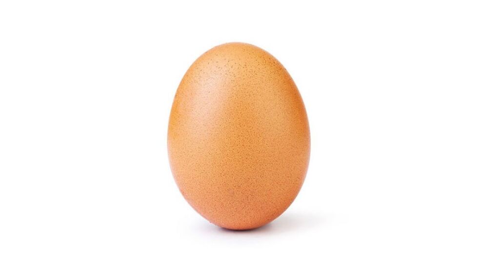 Снимка на яйце стана най-харесваната в Инстаграм за всички времена