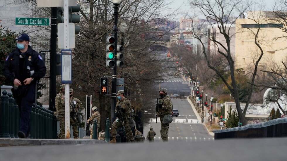 Преди инаугурацията на Байдън: Във Вашингтон има повече американски войници, отколкото в Афганистан и Ирак