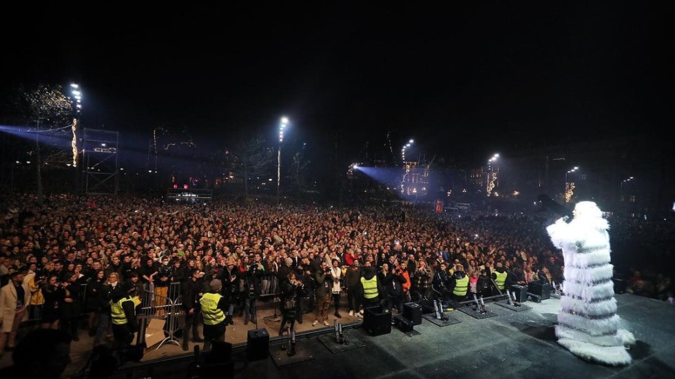 Нова година въпреки "Омикрон": 100 хиляди туристи се събраха в Белград за посрещането на 2022 г.
