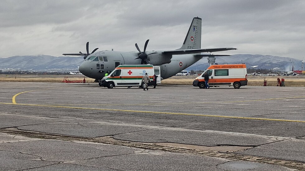 Дете е транспортирано до Любляна с военния самолет "Спартан"
