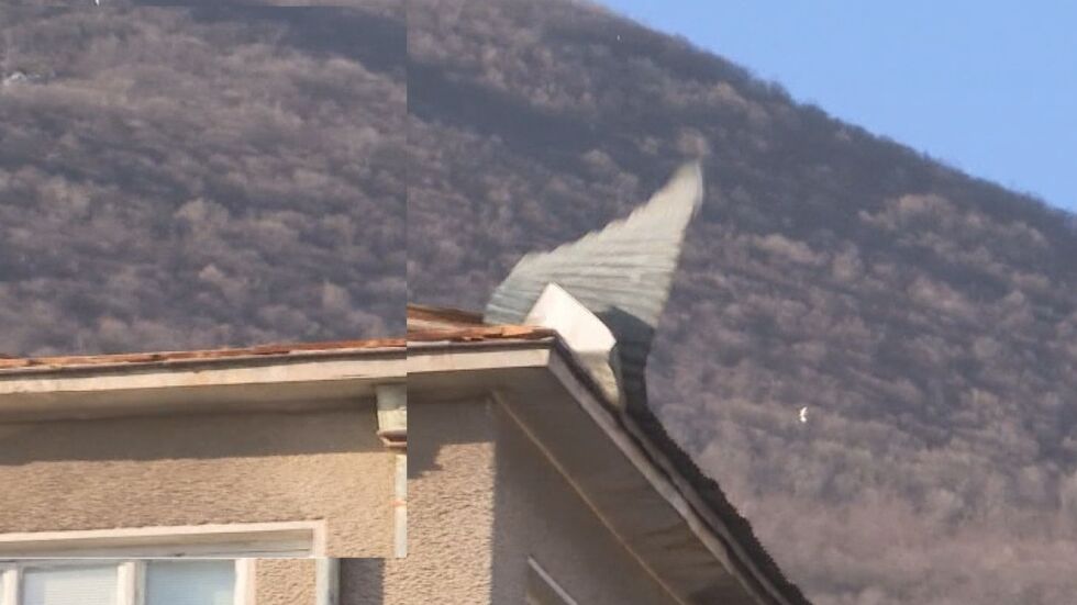 Пораженията във Враца: Летящи ламарини, паднали стени и повредени покриви 