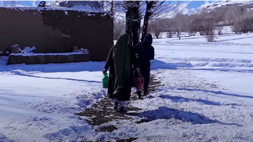 Студена вълна в Афганистан отне живота на 70 души и 70 000 животни