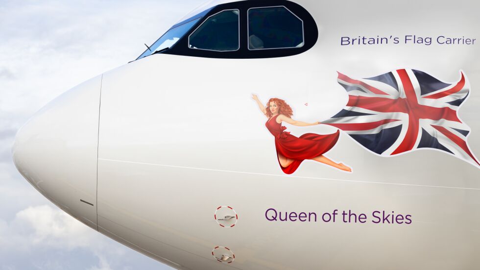 Авиокомпания кръсти самолет на кралица Елизабет II