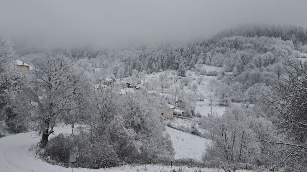 Зимна приказка в Смолянско, предупрежденията за валежи остават и в петък (ВИДЕО)