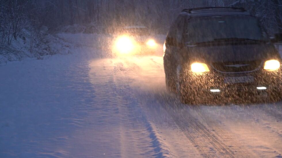 Сняг и поледици в Северозапада: Километрични колони и закъсали камиони (ВИДЕО и СНИМКИ)