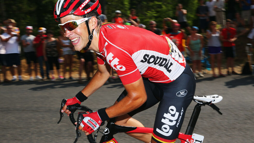 Обраха колоездач, докато се състезава на "Тур дьо Франс"
