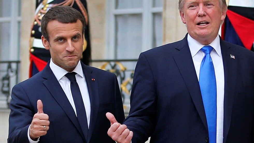 Защо френският глобалист Макрон се сприятелява с националиста Тръмп?
