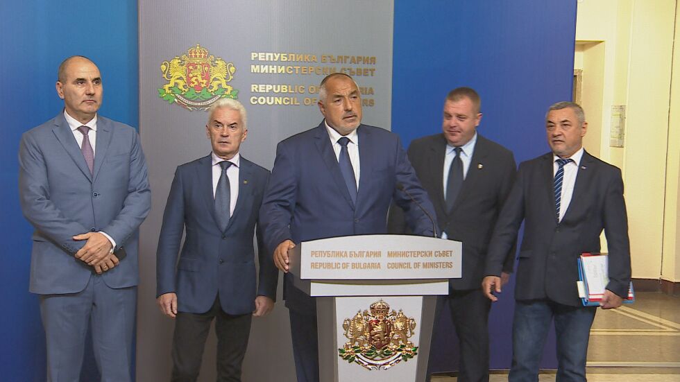 Борисов след коалиционен съвет: Благодаря на колегите, че загърбиха своето его