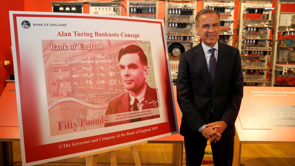 Алън Тюринг ще бъде изобразен на новите банкноти от 50 паунда