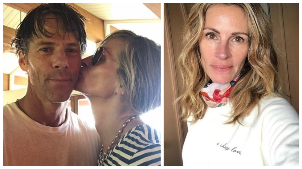 Джулия Робъртс празнува 18 години брак с целувка и думите „Да, по дяволите“