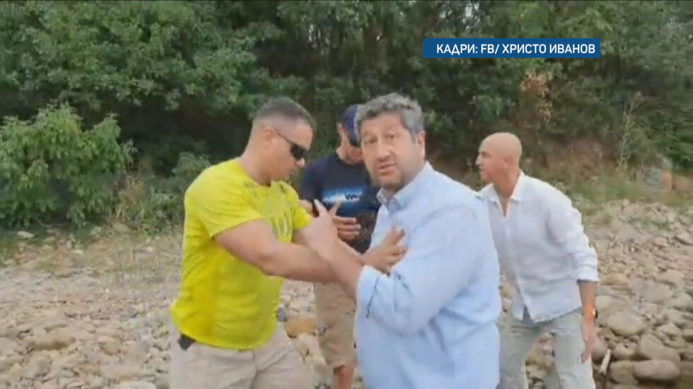 Скандал на брега в парк „Росенец“ между Христо Иванов и охранители
