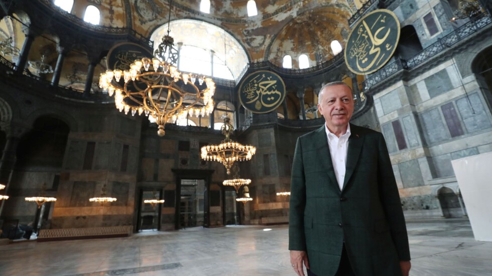 Ердоган: Християните ще могат да посещават "Света София" в Истанбул