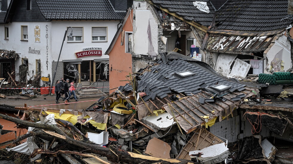 Наводненията в Германия и Белгия: Румен Радев изрази съболезнования за жертвите