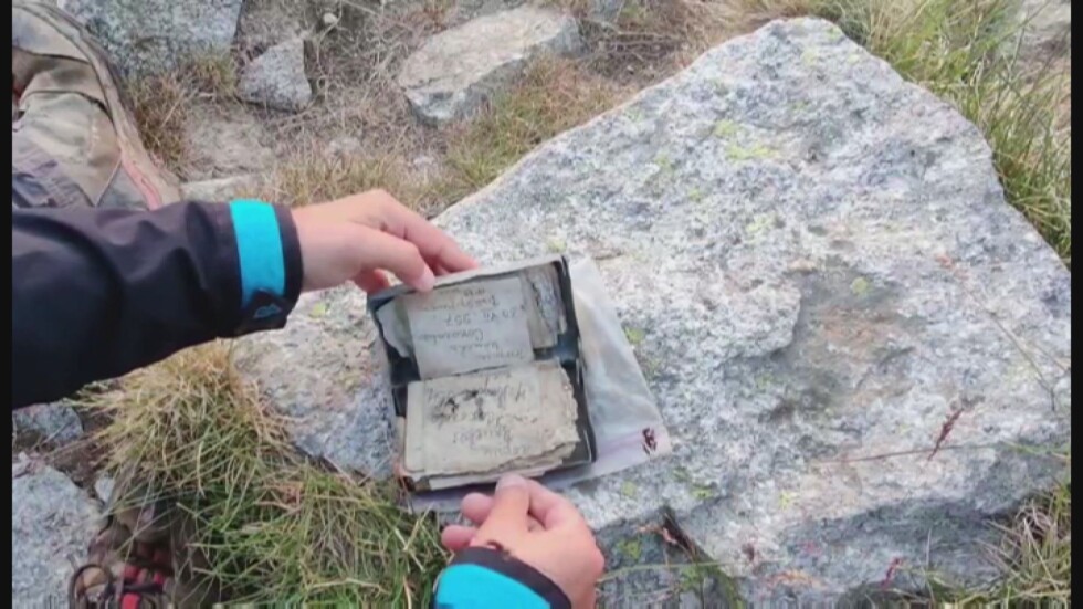 Пътуване във времето: Планинари откриха дневник на 80 години