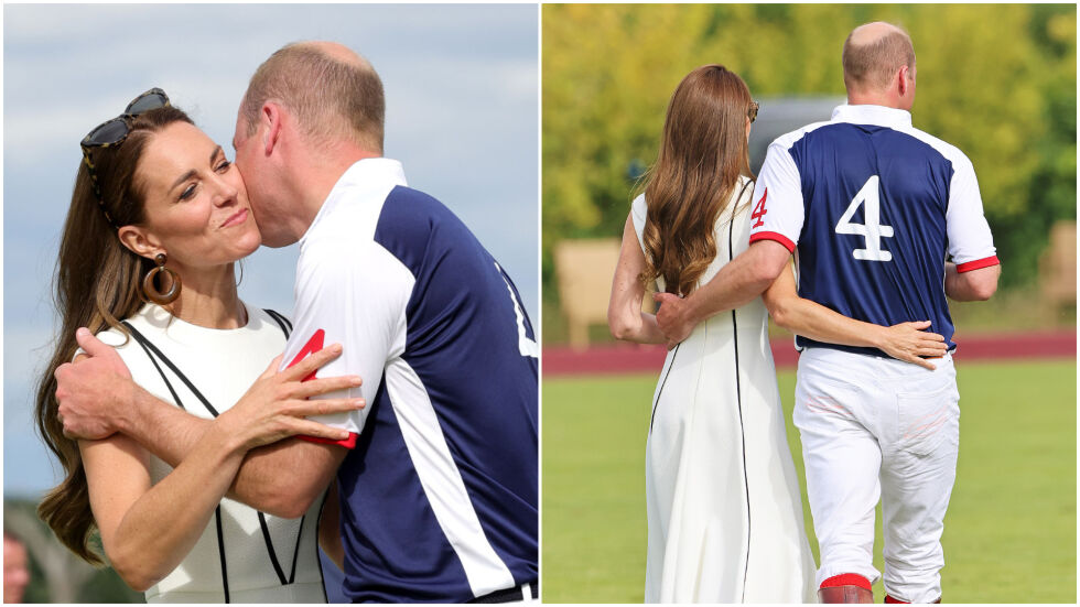 Защо Кейт целуна принц Уилям на публично място