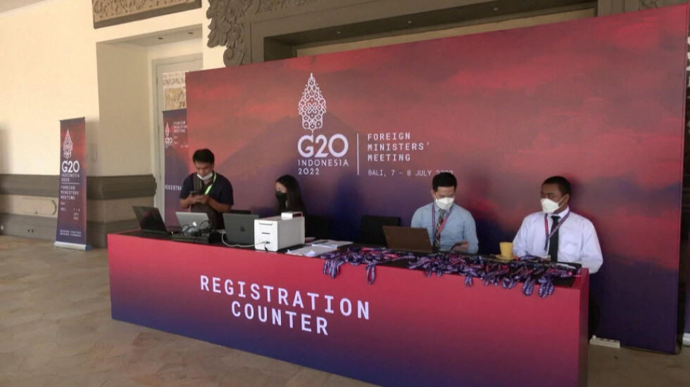 Министрите на външните работи на страните от Г-20 се събират на среща