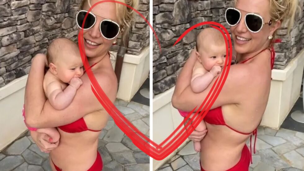 Два месеца след като пометна, Бритни се снима с бебе