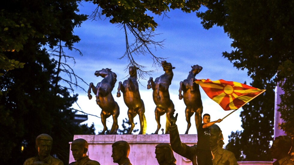 Нови протести в Скопие в навечерието на обсъждането на френското предложение