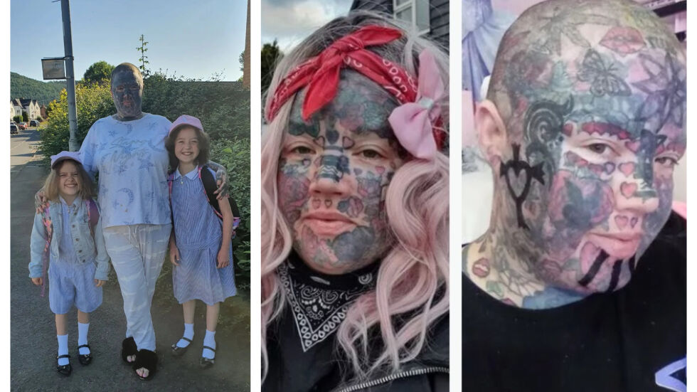  Майка с над 800 татуировки по цялото тяло: Не ме допускат до училището на децата ми 