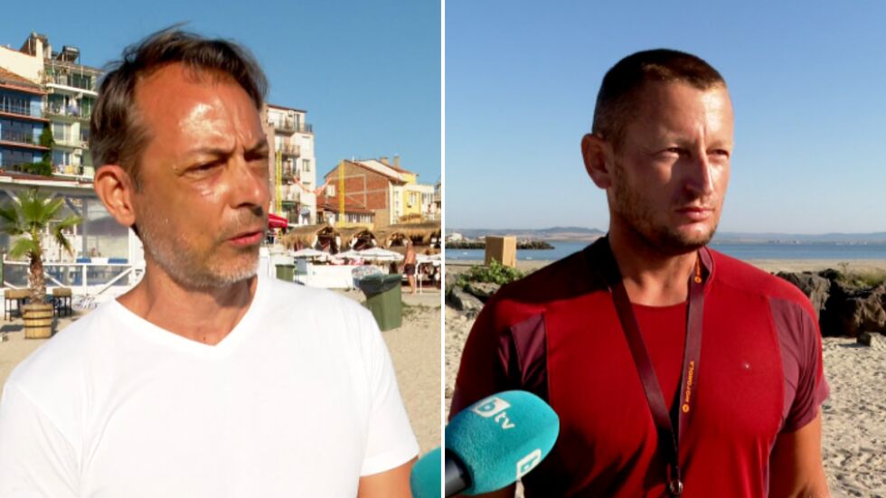 Пред bTV говорят българинът и французинът, сбили се за чадър на плажа 