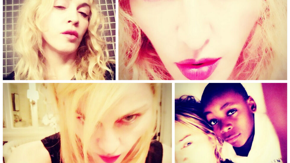 Мадона не се притеснява да споделя кадри от личния си живот 