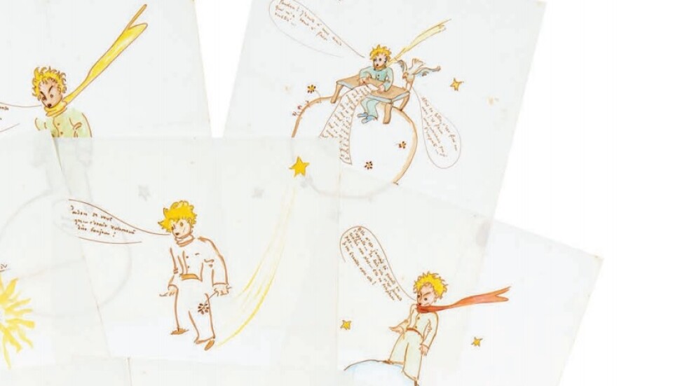 Любовно писмо и рисунки на Малкия принц бяха продадени за над 240 хил. евро (СНИМКИ)