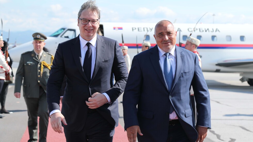Бойко Борисов посрещна сръбския президент Александър Вучич в България