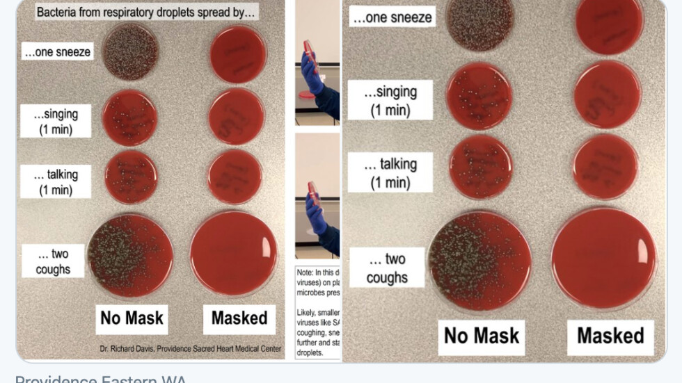Пазят ли маските: Лесен експеримент показва колко важни са те (СНИМКИ)