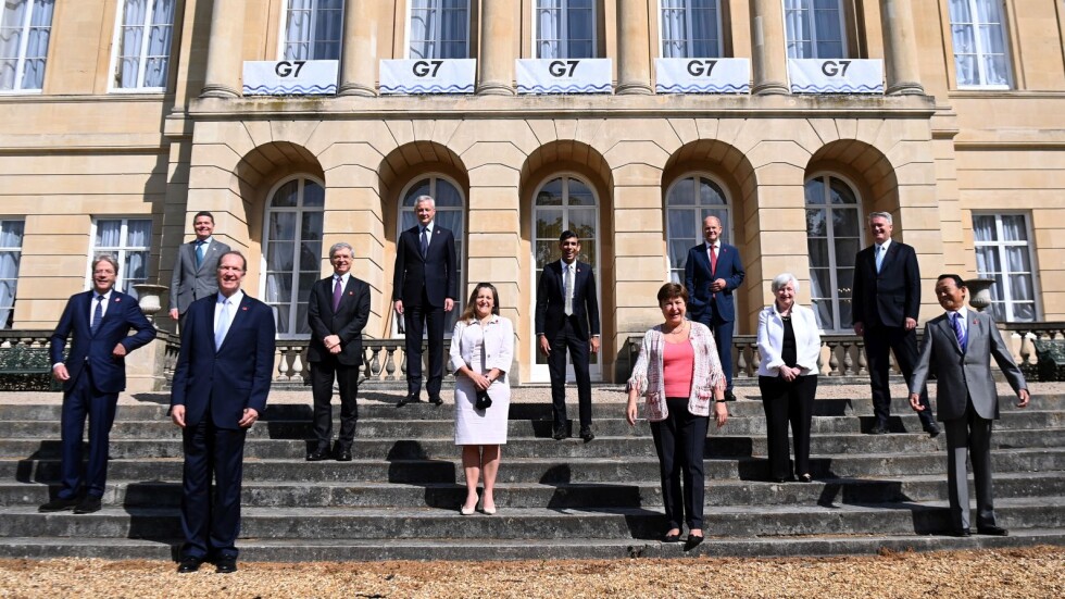 Финансовите министри на Г-7 договориха световен корпоративен данък