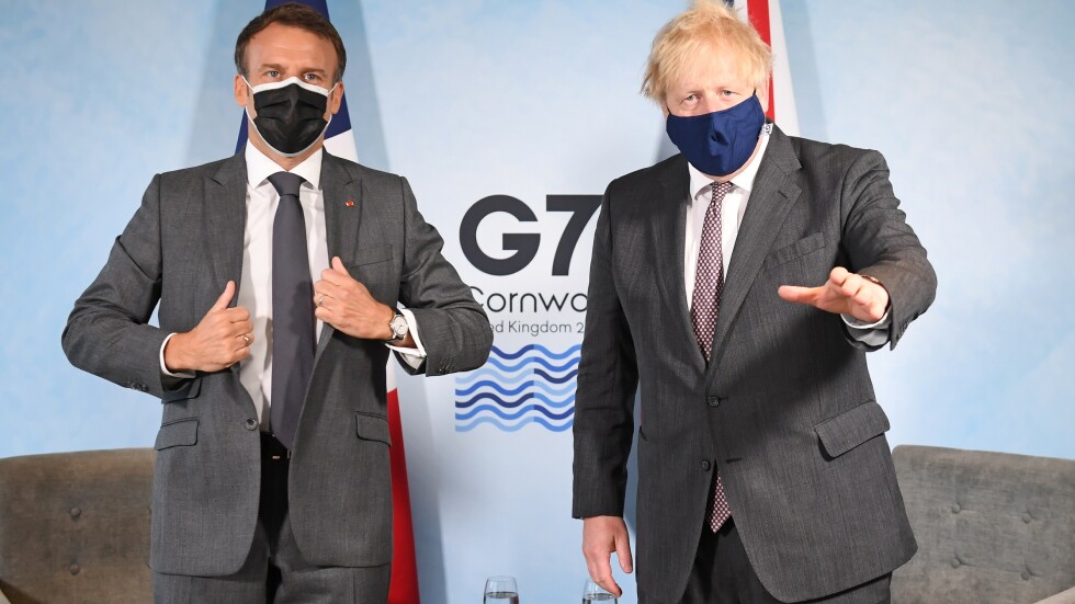 Макрон и Джонсън обсъдиха брекзит на срещата на Г-7