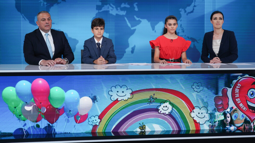 На 1 юни: Деца водят bTV Новините (СНИМКИ И ВИДЕО)