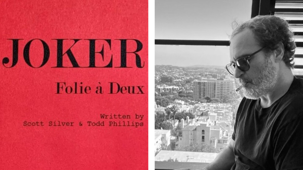 Тод Филипс потвърди "Жокера 2" със снимка на Хоакин Финикс, който чете сценария