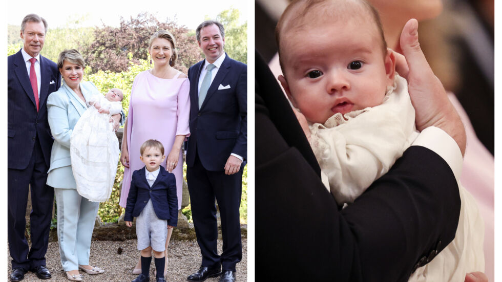 Кръстиха 3-месечния принц Франсоа от Люксембург