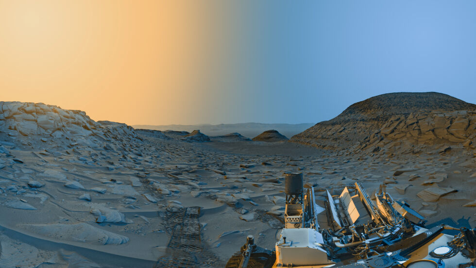 НАСА показа как би изглеждал пейзажът на Марс