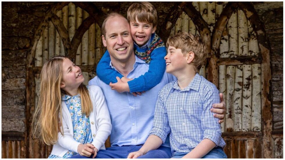 Принц Уилям отбеляза Деня на бащата със сладка снимка с трите си деца