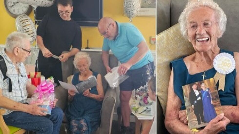 Наздраве! 100-годишна баба си пийва джин за дълголетие