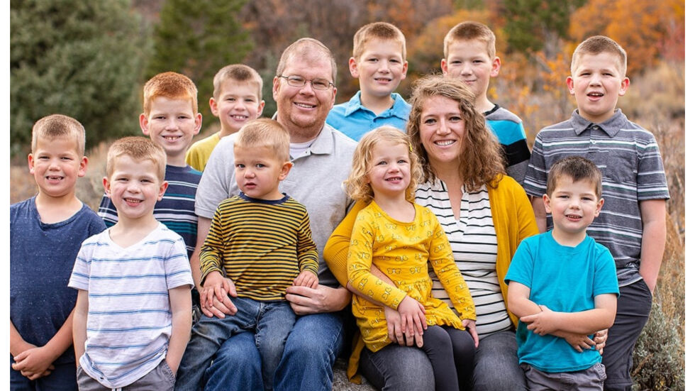 Това семейство се сдобива с 10 деца за 10 години. Всяко от тях има уникално име