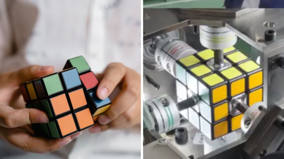 Нов рекорд на Гинес: Робот нареди светкавично бързо кубчето на Рубик