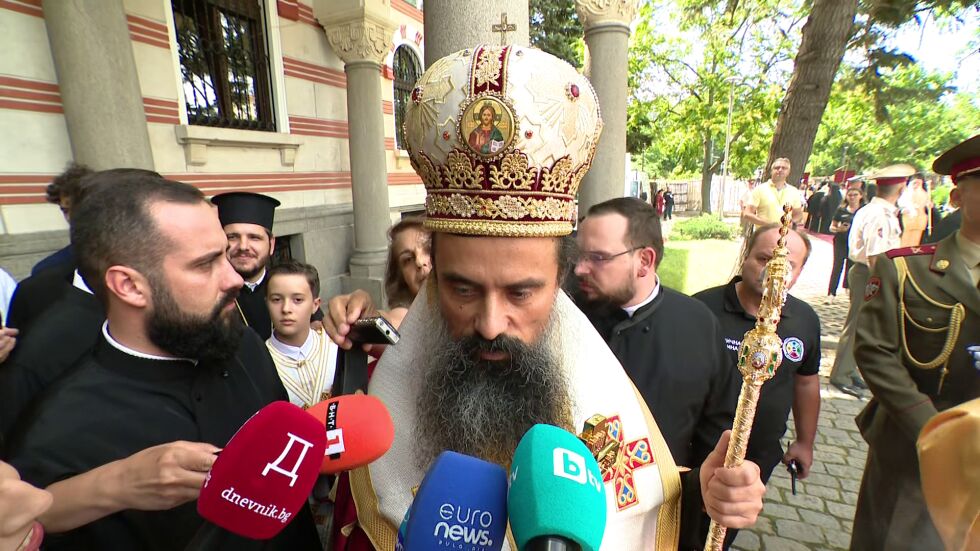 Първи думи на новия български патриарх Даниил: Да пазим православната вяра