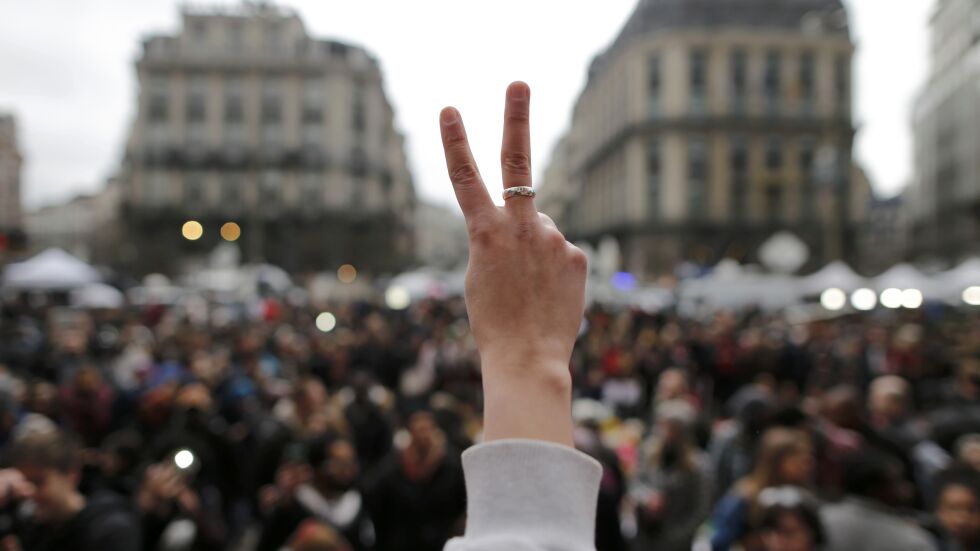 Хиляди се събраха в знак на солидарност на площад „Бурсе” в Брюксел