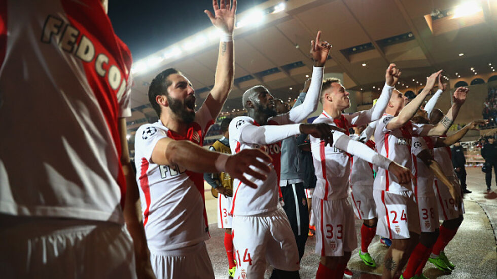 "Монако" продължава да мечтае след знаменита победа над "Манчестър Сити" (ВИДЕО)